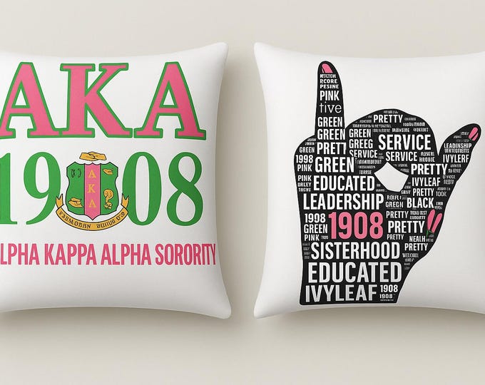 Ready To Ship: AKA Throw Pillow