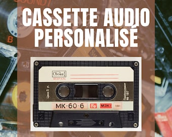 Cassette audio personnalisé - Mixtape