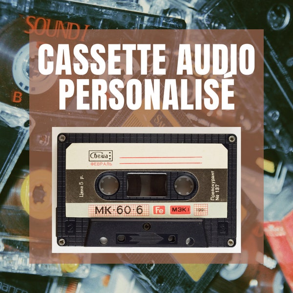 Cassette audio personnalisé - Mixtape