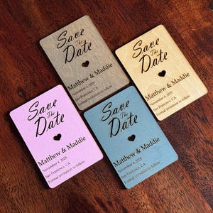 Save The Date Magnet |  Save The Date Magnet | Holz Save The Date | Danke-Karte | Magnet Save The Date | Rustikale Hochzeit