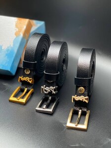 High Quality Designer Belts Men Letter Slide Buckle Genuine Leather Waistband Luxury Famous Brand