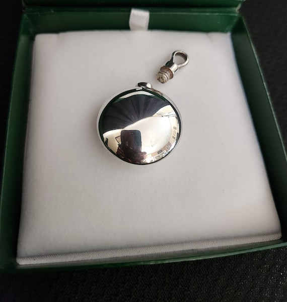 Vintage Solid Sterling Silver "Round" Crematorium… - image 3