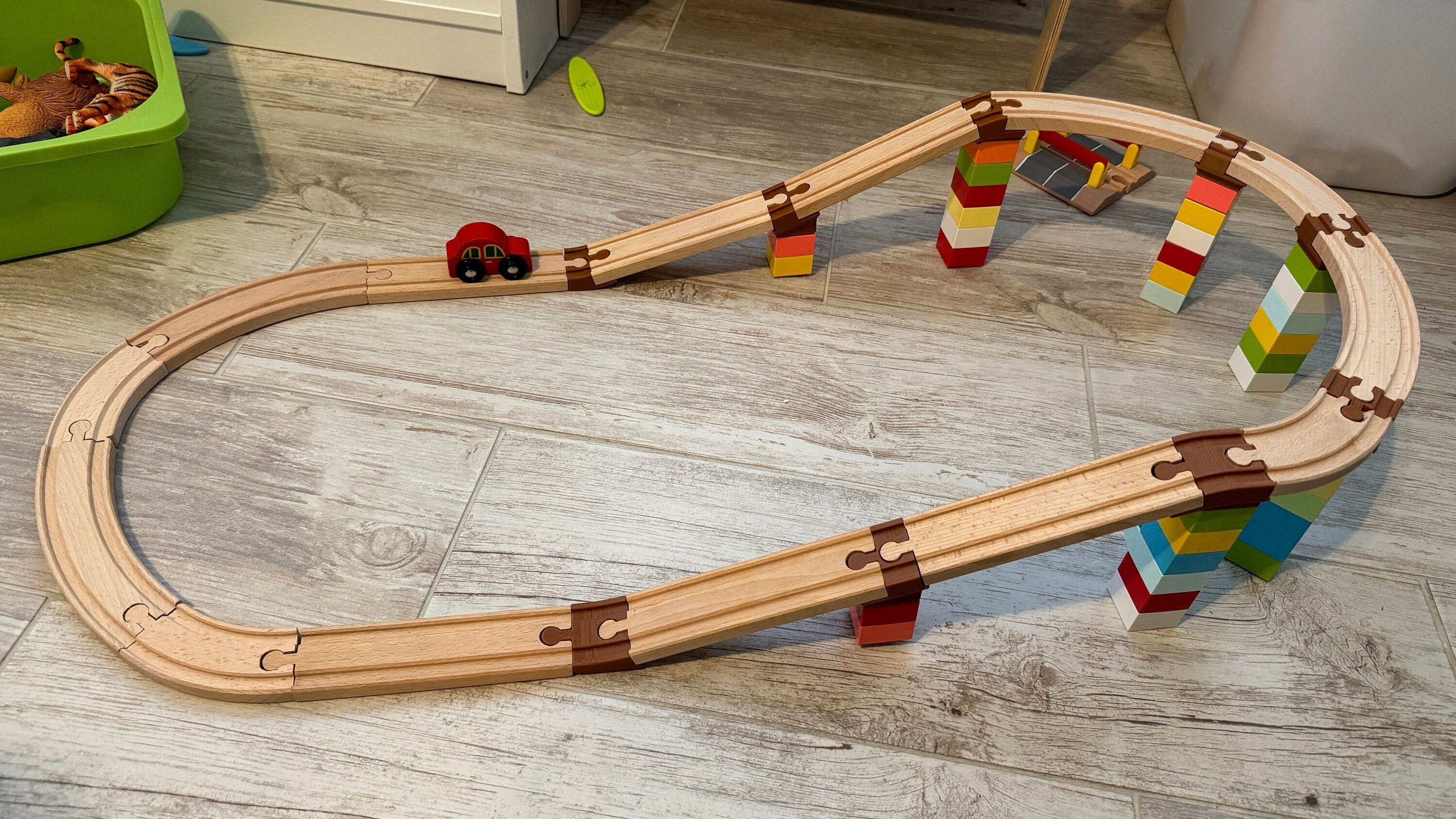 Connecteurs De Voie De Train Jouets Compatibles Avec Brio