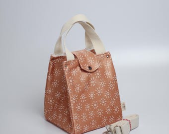 Handmade Lunch Bag – Terracota Reusable Picnic Tote