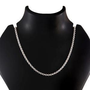 Pure silver chain, 925 sterling silver chain, Elegant chain necklace, Minimalist chain, Boho chain, Necklace for women,