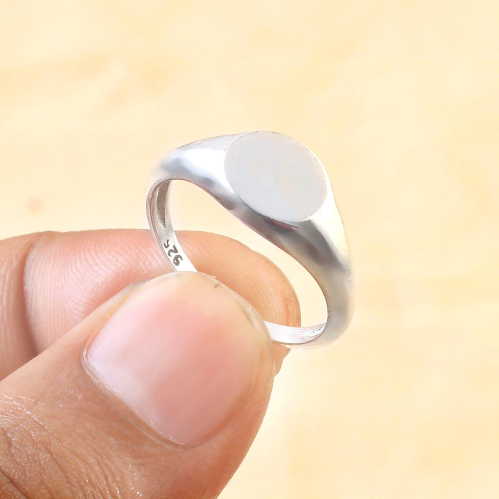 U*G様 oval pinkie ring W OVY Wish-NU Design&Jewellery - 16 Oval Pinky Ring | hipicon