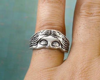 美の女神アフロディーテ シルバーリング 925シルバーのアフロディーテリング：愛の女神のお守りジュエリー