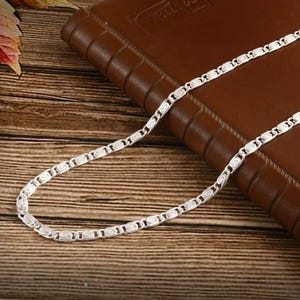 Pure silver chain, 925 sterling silver chain, Elegant chain necklace, Minimalist chain, Boho chain, Necklace for women,