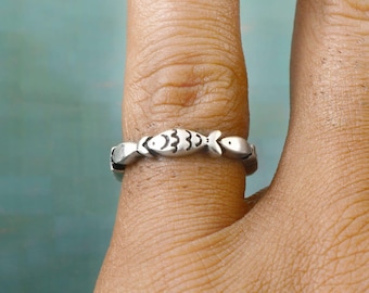Swimming Fish Ring Cloisonne Ring Takahashi Goro Silver Animal Ring Man Woman Ring Lover Ring Engagement Ring Best Jewelry Gift