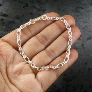 Silver Bracelet, Sterling Silver,  women silver link bracelets, 925 silver chain bracelets, sterling silver women chain bracelets