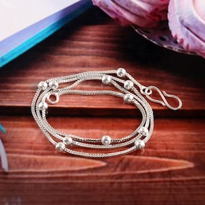 Pure silver chain, 925 sterling silver chain, Elegant chain necklace, Minimalist chain, Boho chain, Necklace for women,
