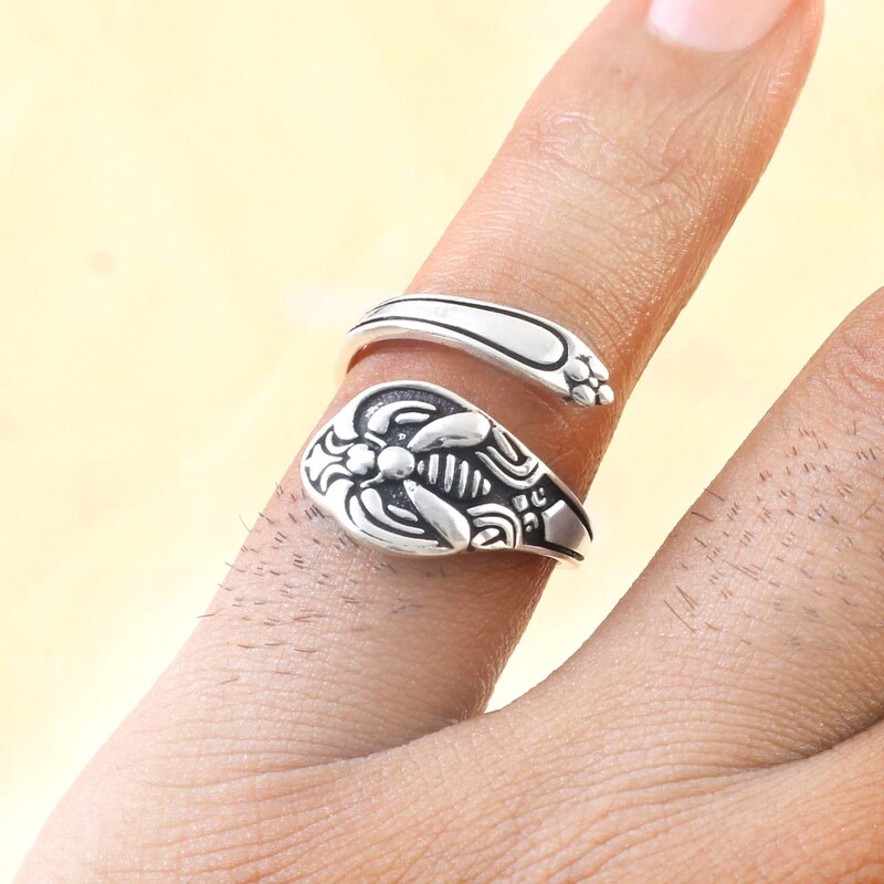 Bee Spoon Ring - Etsy