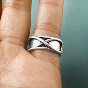 Dragonball Goku time ring,Goku Black Time ring,Sterling Silver 925 Black .