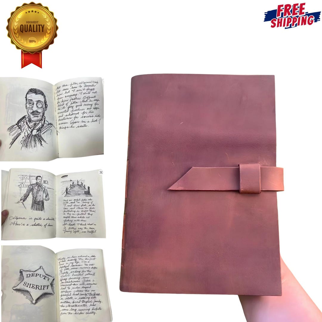Arthur Morgan Journal Cosplay Notebook Diary Replica Book Video Game ...