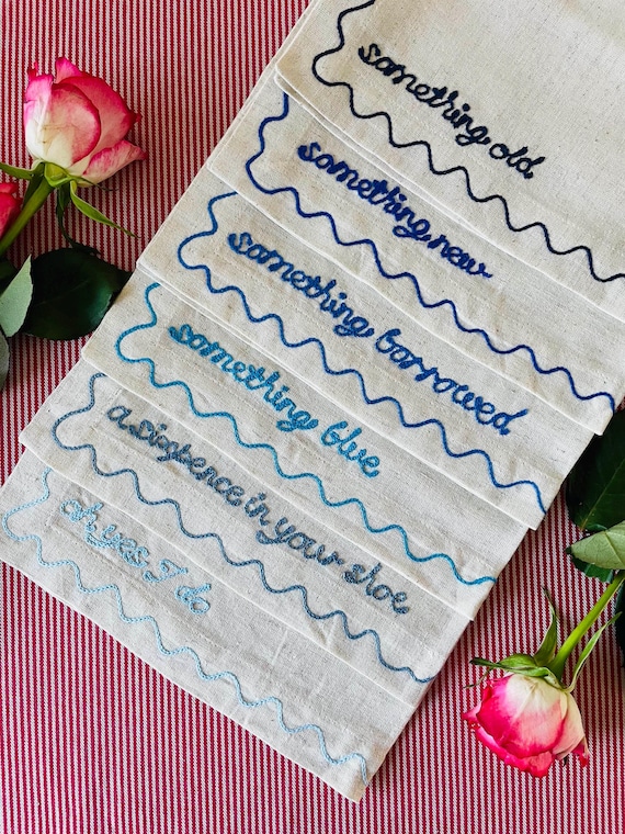刺繍入りウェディングナプキン（6枚セット） - Etsy 日本