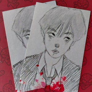 BTS Taehyung Art Print