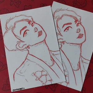 BTS Jungkook Fanart Art Print