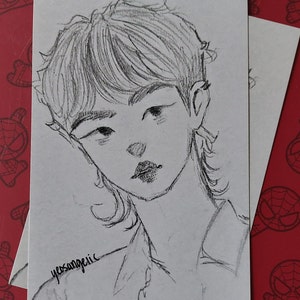 BTS Jin Fanart Art Print