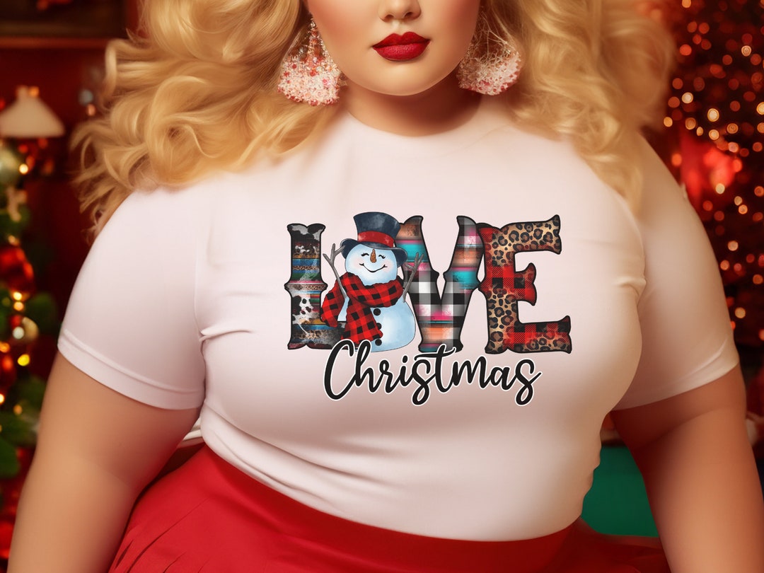 Plus Size Christmas Shirt 