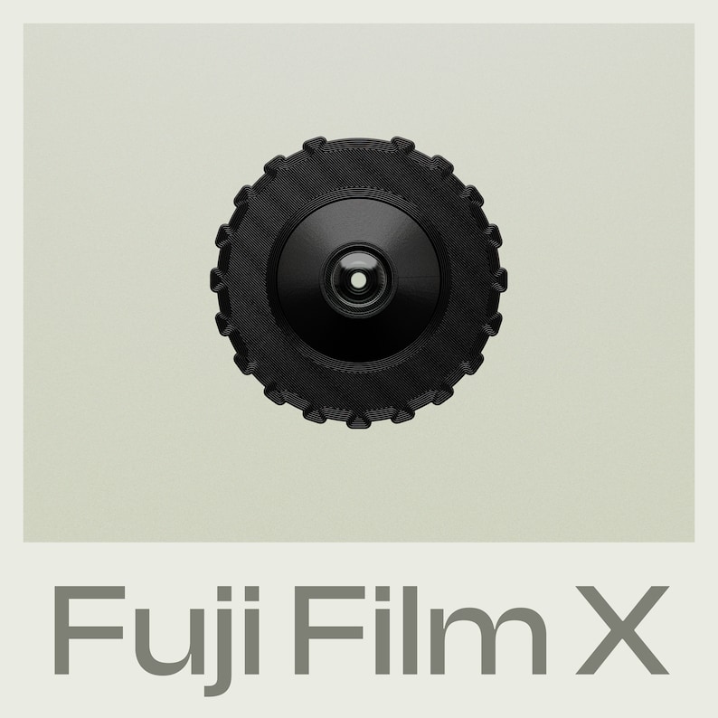 Fujifilm X Mount dispolens disposable camera lens ufo keks