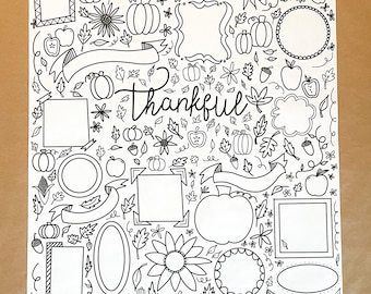 Hoja para colorear agradecido