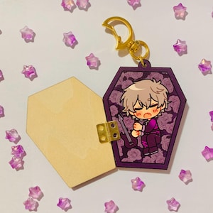Enstars UNDEAD Koga Coffin Keychain Charm