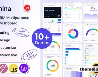 Admina – Php Admin Dashboard Template Multipurpose