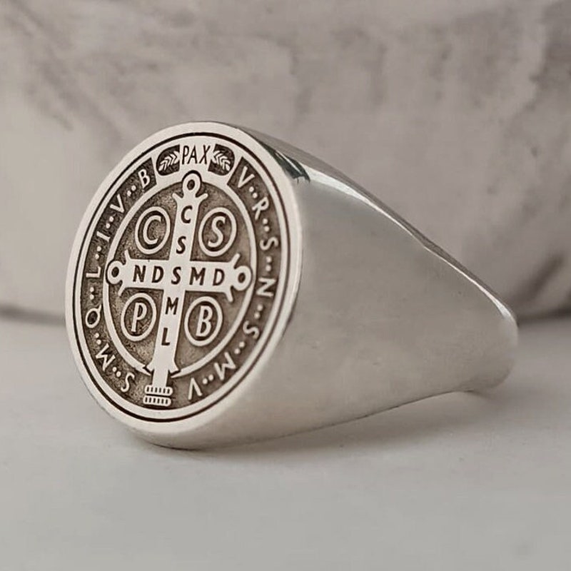 St Benedict Ring - Etsy