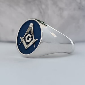 Masonic ring / freemason ring / masonic jewelry / masonic lodge ring / Masonic ring for men / Masonic ring for women / gift for him