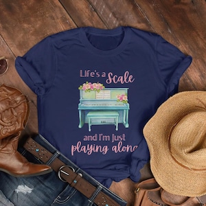 Piano Shirt for Musician Pianist Shirt Piano Lover T Shirt Gift for Music Teacher Piano Teacher Gift
