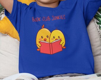 Funny Reading Shirt for Kids, Book Shirt, Book Club Shirt, Reading Club TShirt, Cute Animal Shirt, Matching Shirt, Baby Gift Animals Reading