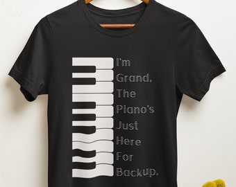 Piano Shirt for Musician Gift Piano Lovers Shirt Music Teacher Tshirt Pianist Piano Teacher Gift