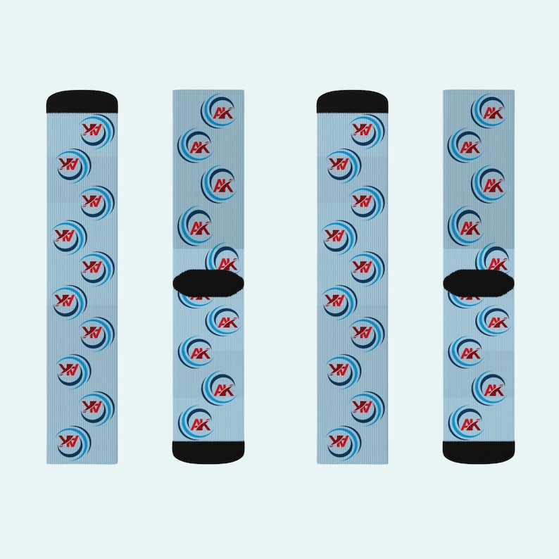 custom logo photo socks