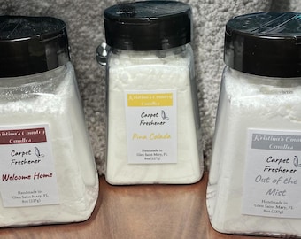 Scented Carpet Freshener Powder: Handmade Odor Eliminator