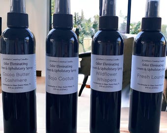 Odor Eliminating Linen Spray: Upholstery, Room & Car Freshener