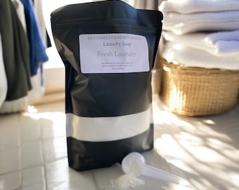 Handmade Laundry Soap: Toxin & Detergent Free, Scented or Unscented