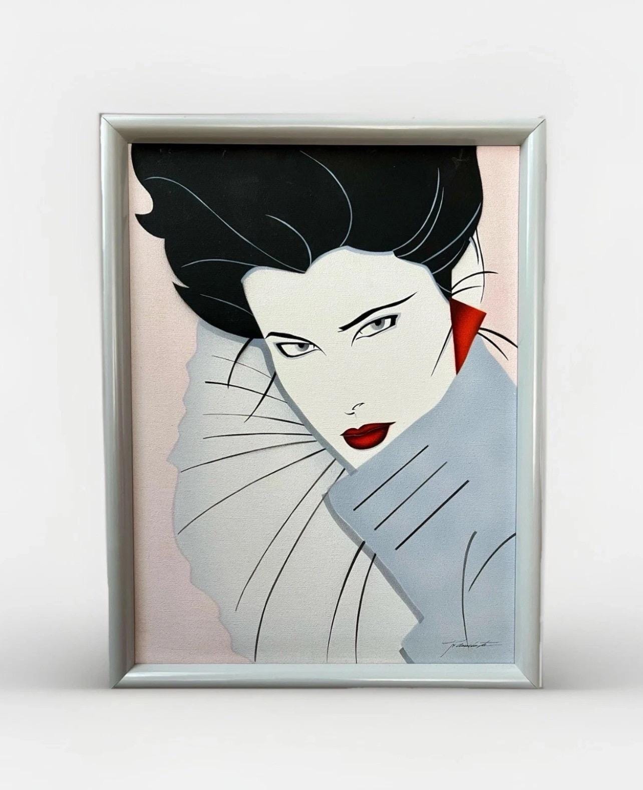 ナゲル Nagel Patrick Nagel 2枚セット ヴィンテージ 年代物 ナゲル Nagel Patrick Nagel 2枚セット ヴィンテージ 年代物