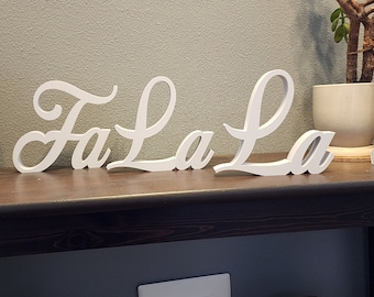 Decoración navideña de 8" con aspecto de granito - Fiestas - Word Art