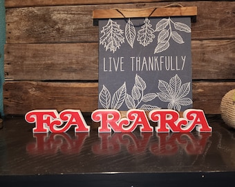 Una historia de Navidad - Fa Ra Ra - Decoración navideña - Fiestas - Word Art