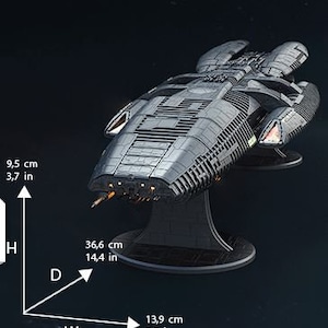 &quot;Battlestar Galactica - 14&quot;&quot; Modell - PLA - nicht zusammengebaut.&quot;