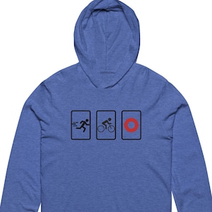 Phish Hooded Long-Sleeve Tee | Run, Bike, Phish | Lot and Concert Unisex Tee