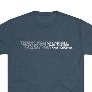 Phish Short Sleeve T-shirt | Harry Hood Thank You Mr Miner | Ultra Soft Crew Tee | Lot & Concert Tee