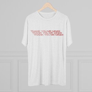 Phish Short Sleeve T-shirt | Harry Hood Thank You Mr Miner | Ultra Soft Crew Tee | Lot & Concert Tee image 4