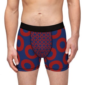 Phish Men&#39;s Phunderwear | Red Blue Donut | Men&#39;s Boxers