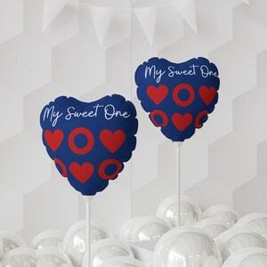 Phish Party Balloon | Red Donut My Sweet One | Round and Heart-shaped | 11&quot;