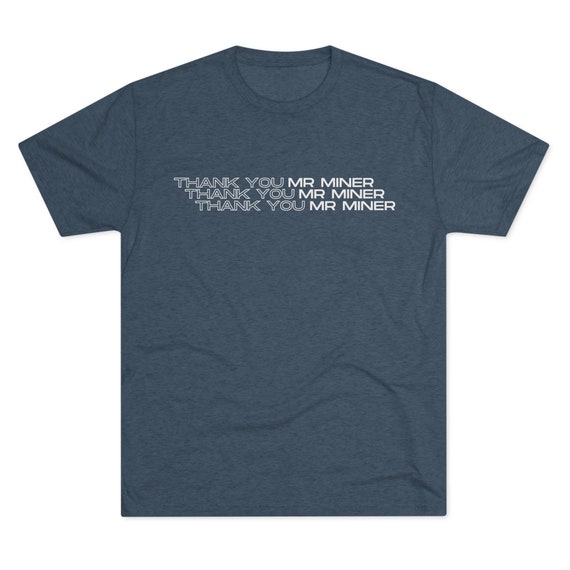 Phish Short Sleeve T-shirt | Harry Hood Thank You Mr Miner | Ultra Soft Crew Tee | Lot & Concert Tee