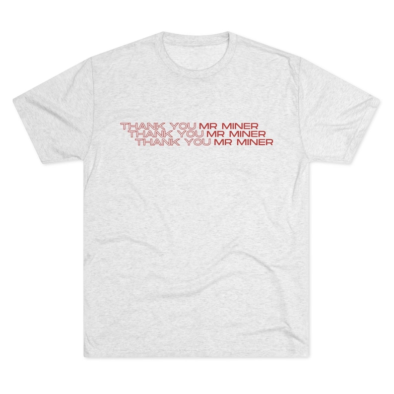 Phish Short Sleeve T-shirt | Harry Hood Thank You Mr Miner | Ultra Soft Crew Tee | Lot & Concert Tee image 3