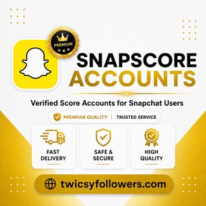 10K Snapscore Snapchat Account | Beginner Snapscore Profile | Snapchat Digital Account