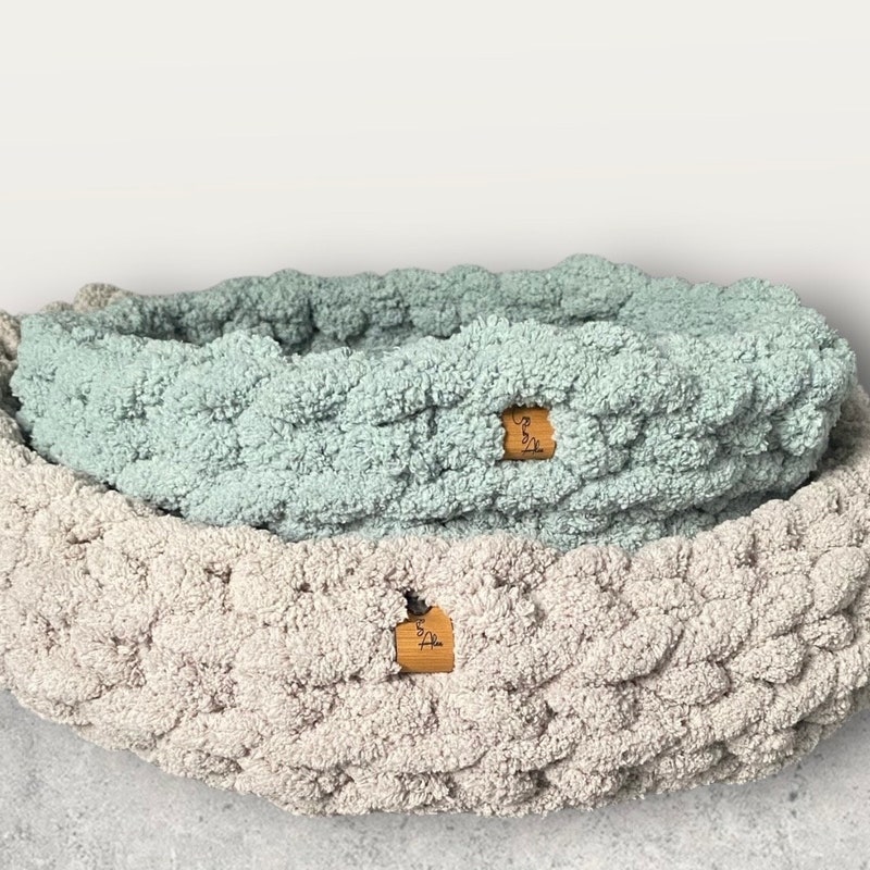 Knit Cat Bed Etsy