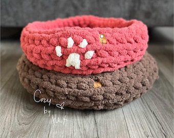 Handmade Chunky Knit Pet Bed